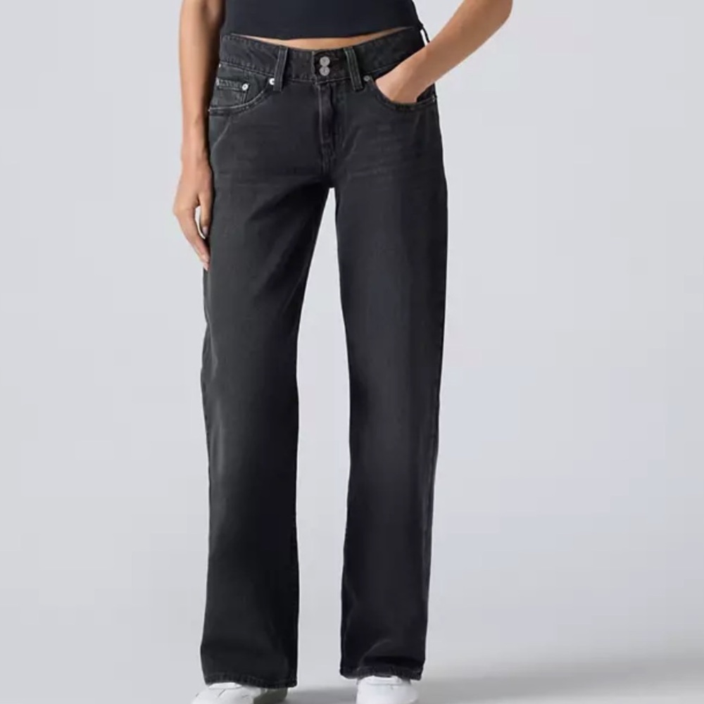 Levi’s Super Low Loose Fit Women's Black Jeans